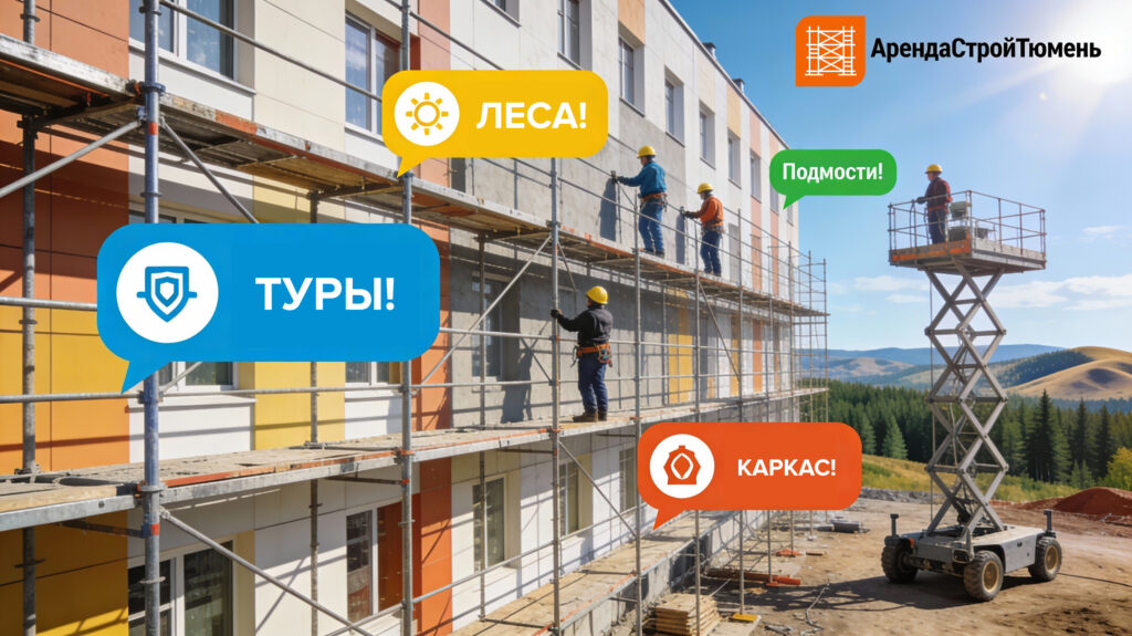 «Строительные леса, подмости, туры: как называют в Тюмени и что арендовать»